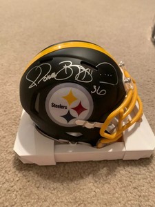 troy polamalu signed mini helmet