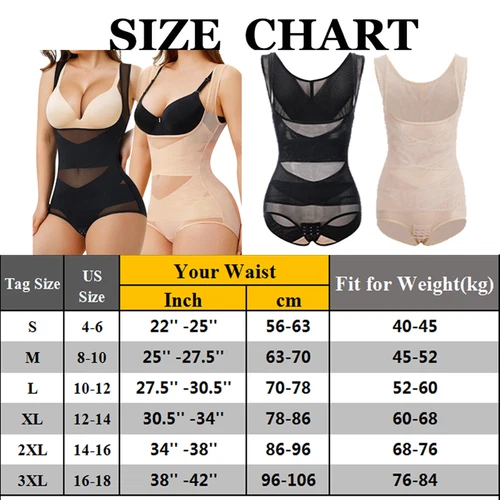 Women Tummy Control Shapewear Bodysuit Hi-waist Butt Lifter Open Bust Slimming - Picture 2 of 23