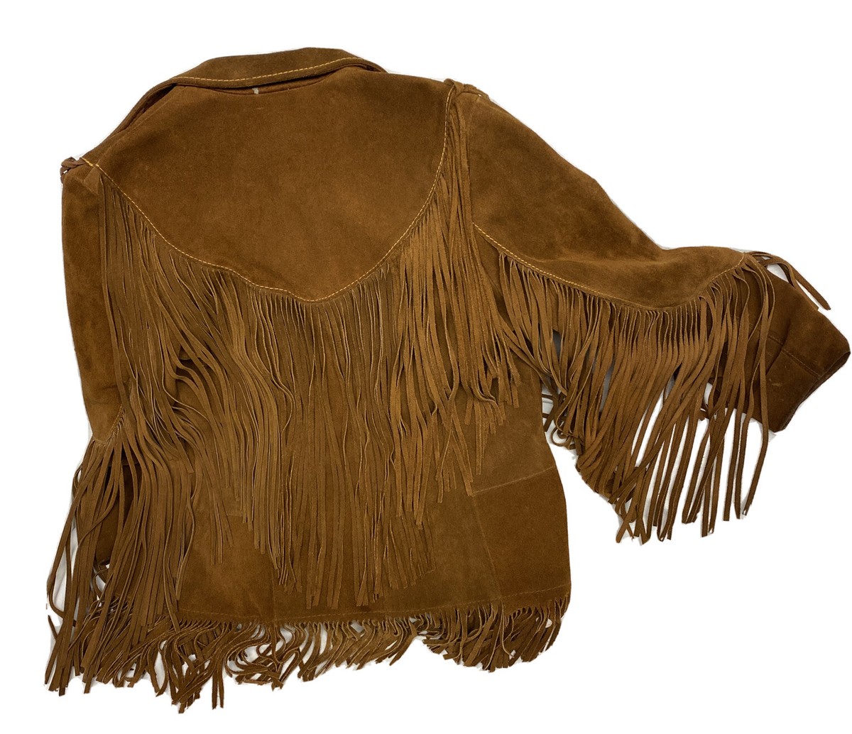 \"70's ms.pioneer フランジウエスタンジャケット\" VTG SUEDE FRINGE WESTERN BOHO BIKER MS PIONEER JACKET SZ 14