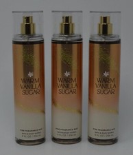 WARM VANILLA SUGAR BODY SPRAYS LOT OF 3 BATH and BODY WORKS FRAGRANCE MIST SET