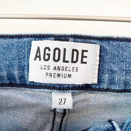 AGOLDE Women’s Sophie High Rise Skinny Jeans Size 27 Distressed - Picture 9 of 9