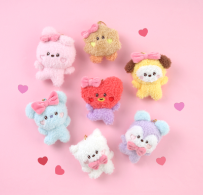 BTS BT21 MONOPOLY OFFICIAL MD MININI PLUSH DOLL KEYRING [LOVELY
