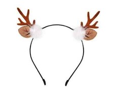 Deer Antler Headband Reindeer Fawn Horn Hair Accessories for Christmas