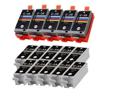 15 Pack Replacement Ink for Canon PGI-35 CLI-36 PIXMA ip100 mini260 mini320 Chip