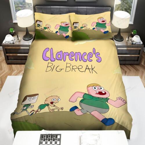 Clarence Big Break Poster Quilt Duvet Cover Set Kids Bed Linen Bedspread - Photo 1/8