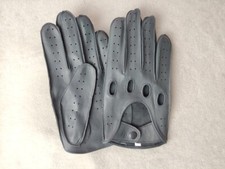 Men's driving gloves. Handmade. Genuine leather