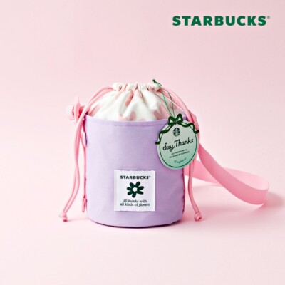 Starbucks Korea 2024 SS Thanks Flower Crossbody Bag Mini
