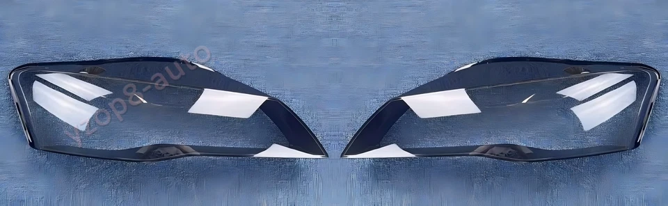 2Pcs  Left Right Side Front Headlight Headlamp Lens Cover For Audi R8 2008-2014 - Image 2 of 4