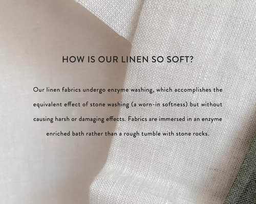 Moss Green Linen Fabric by the Yard - Soft Material for Sewing - Crafts & Decor - Picture 3 of 4