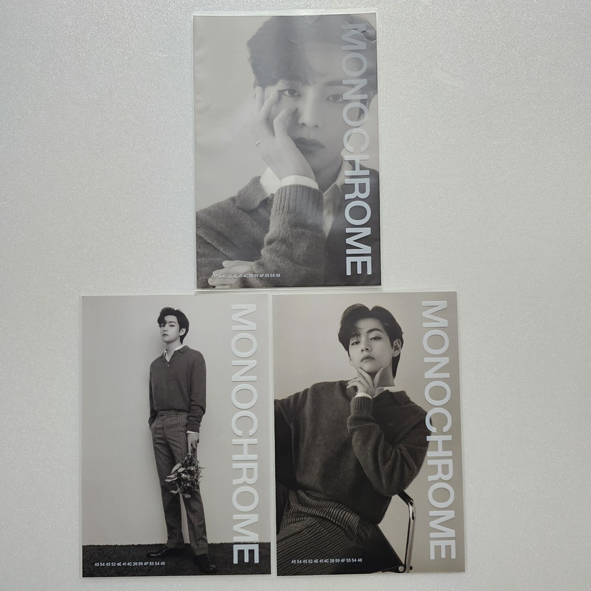 新品 BTS MONOCHROME キャンバスフォトJIN BTS - MONOCHROME OFFICIAL MERCH CANVAS PHOTO – K-COSMO