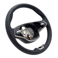 Lederlenkrad heizbar Multifunktion Travel Assist Škoda Fabia IV Leder schwarz 