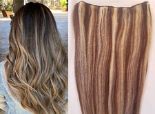 18" Machine Weft Hair Weave, Sew In,100 grams,Human Hair Extensions 4/613