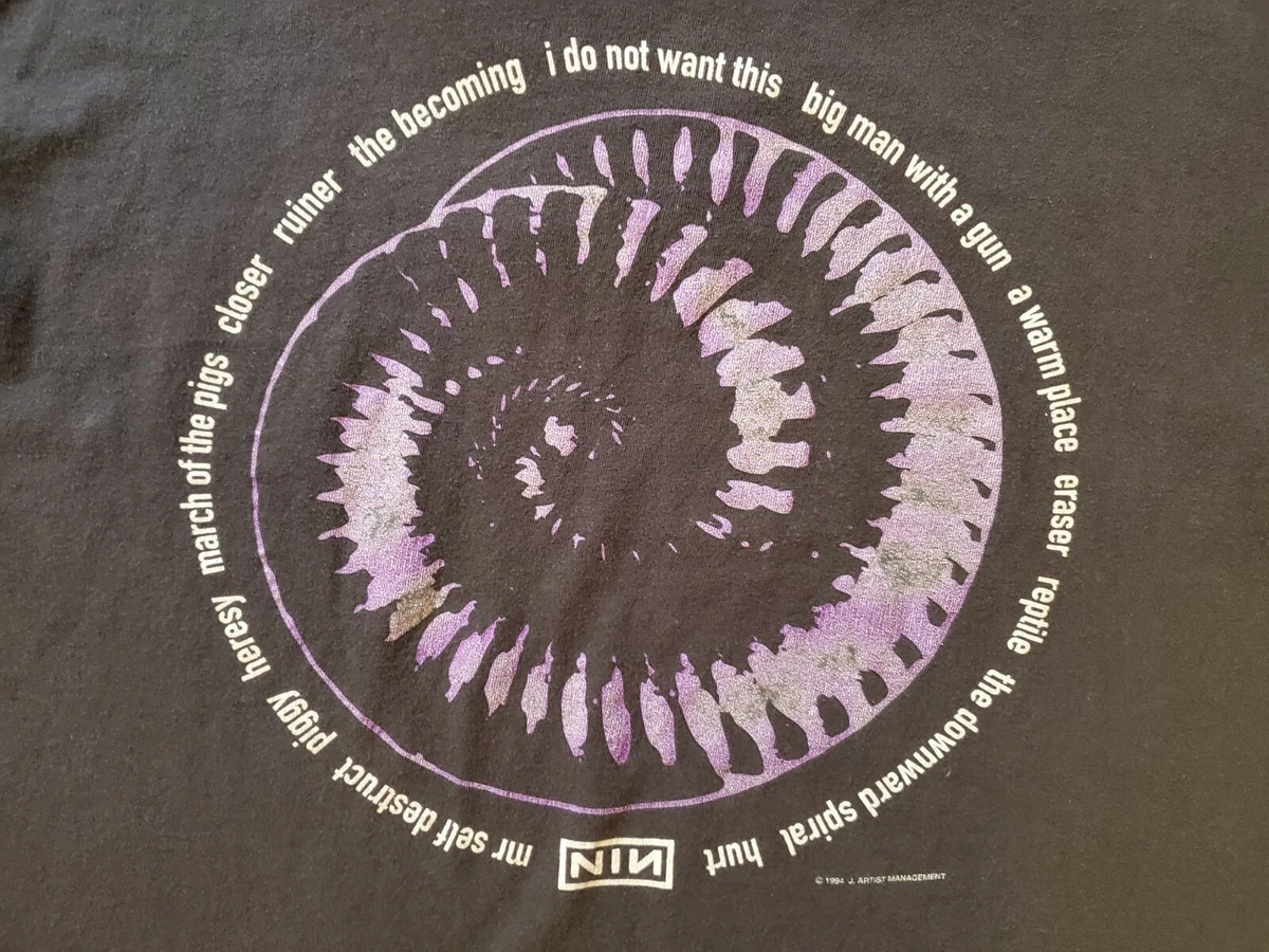 Vintage 1994 Nine Inch Nails The Downward Spiral T Shirt XL