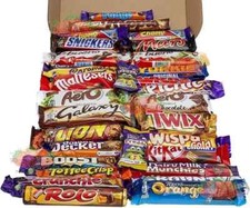 The Ultimate Hand Boxed Luxury Chocolate Hamper Mix 21 Different Full Size Bars