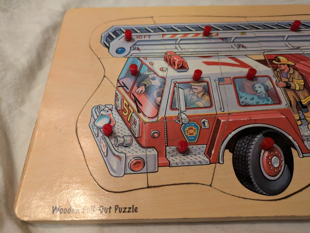 TRAFFIC レッドデッキ & Jimmy McGriff イエローデッキ Fire Truck Multi Passenger Spring Rider | WillyGoat Playgrounds