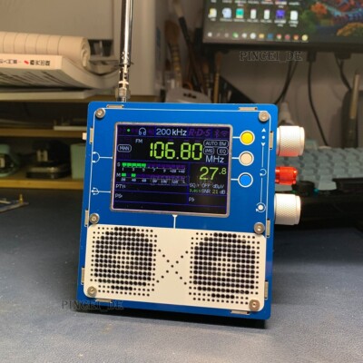 HamGeek TEF6686 Plus 4.0-LNA 3.2'' DSP Full Band Radio Built-in Preamplifier