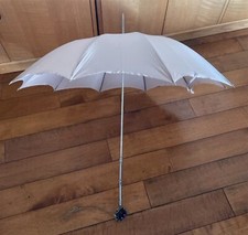 Vintage Umbrella, Removable Handle with Amethyst Colored "Stone"