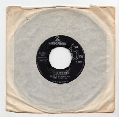 (A510) Billy J Kramer with The Dakotas, Little Children - 1964 - 7 inch vinyl