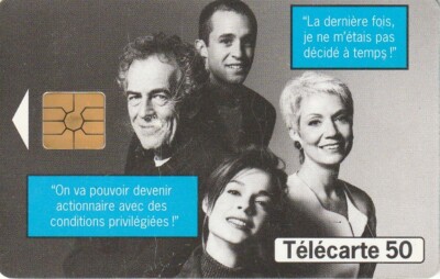 TELECARTE F924A  OUVERTURE DU CAPITAL GEM2 en 50U - TBE