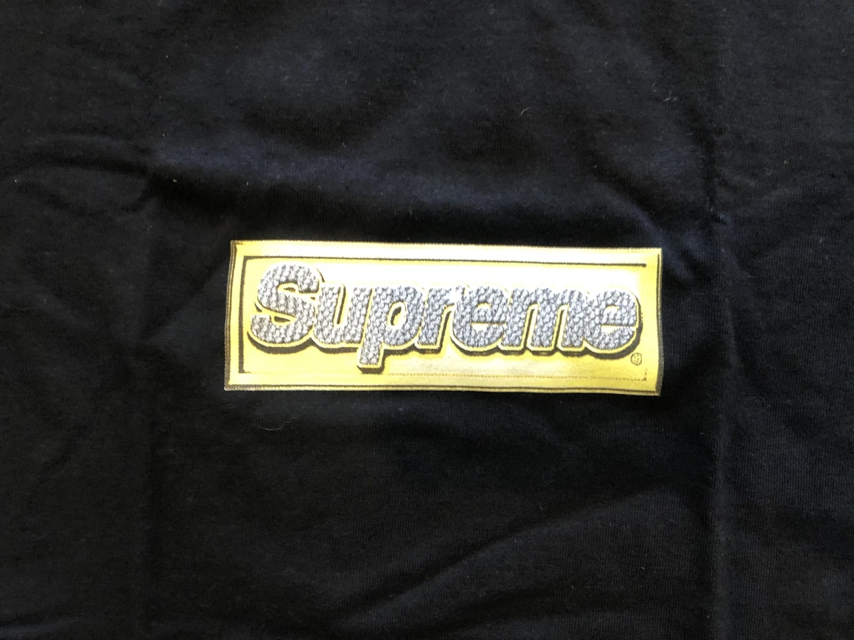 Supreme Bling Box Logo Tee Black M S/S 13