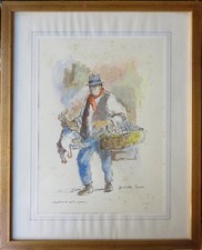 230104 Un acquerello di Aniello Eco (Torre del Greco, Napoli 1919 – 2000) .