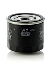 Original Mann filter oil filter W 714/2 for Alfa Romeo Autobianchi FSO Fiat