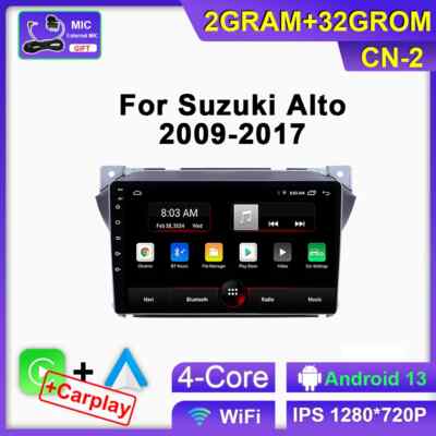 For SUZUKI Alto Nissan Pixo 2009-2017 Car  Radio GPS Navi Stereo Player Auto