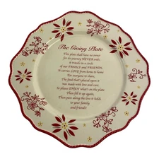 TEMPTATIONS THE GIVING PLATE Dish Keepsake 12”