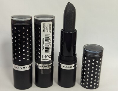 LOT OF 3 - HARD CANDY FIERCE EFFECTS LIPSTICK - #1192 TWISTED METAL 0.11oz