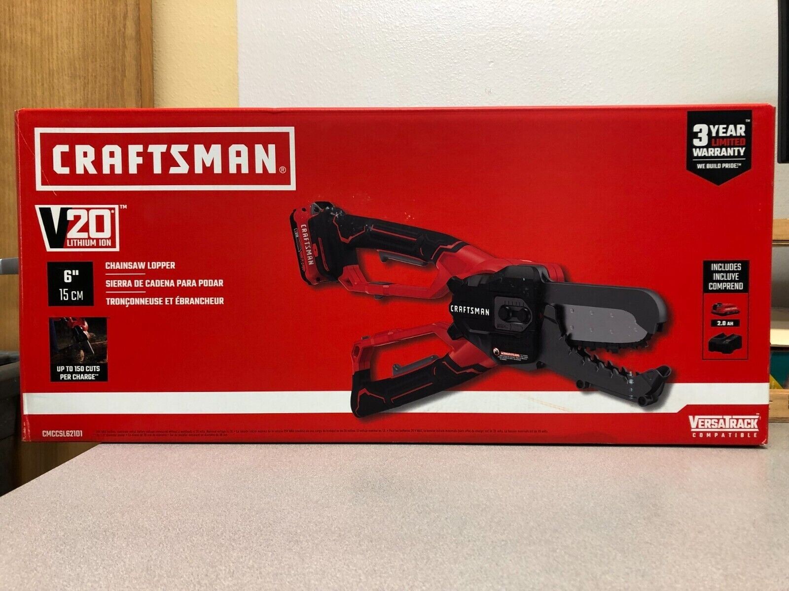 ⭐️ Craftsman ⭐️CMCCSL621D1 V20 6 in. Battery Lopper Kit (Battery