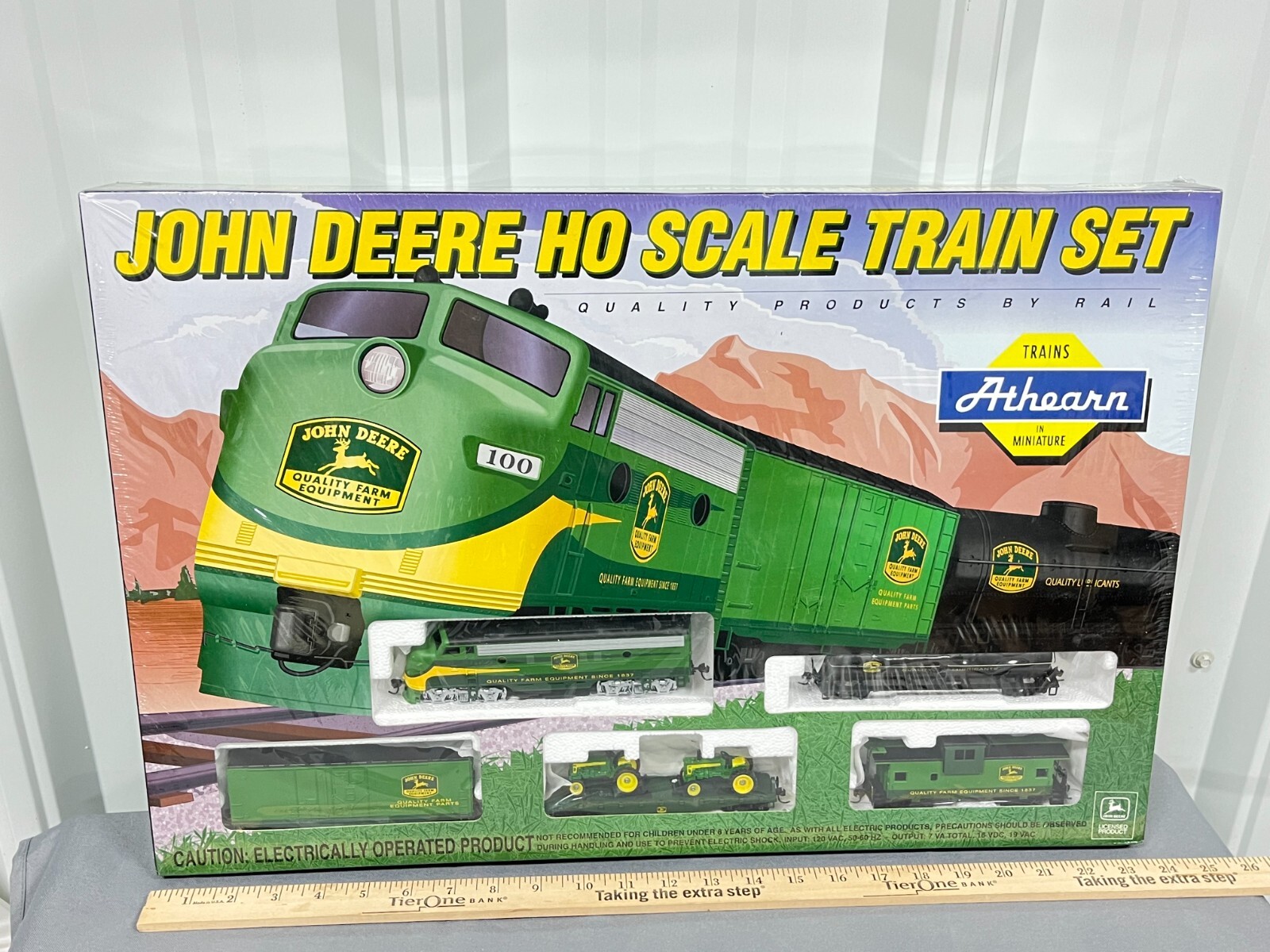 John Deere HO Scale Train Set 1st Edition Athearn 1997 Factory SEALED NIB 330 Tr eBay