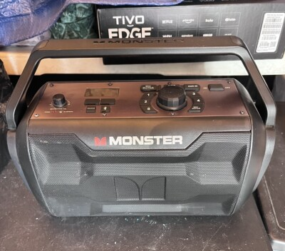 #ad Monster Nomad Portable Bluetooth Speaker System Model MNMD S Black W Cord $39.99
