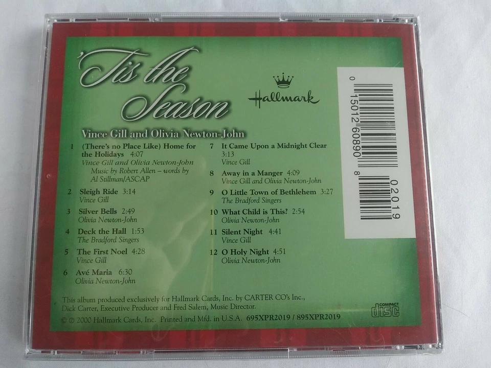'Tis the Season  Vince Gill & Olivia Newton-John (CD, 2000 Hallmark) NEW F-Ship! - Image 4 of 4
