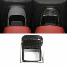 Real Carbon Fiber Rear Storage Compartment Box Cover For Toyot@ Supra 2019-2021