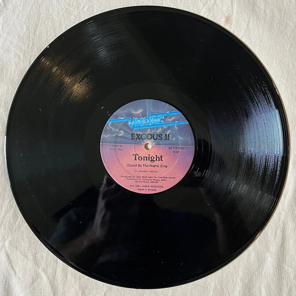 EXODUS II Seasons Past 1981 Vinyl Maxi Single Unidisc UNI 1066 - VG+ - Image 4 of 4