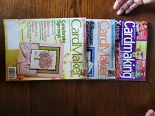 Lot of 3 Issues CardMaker and Cardmaking UK edition 