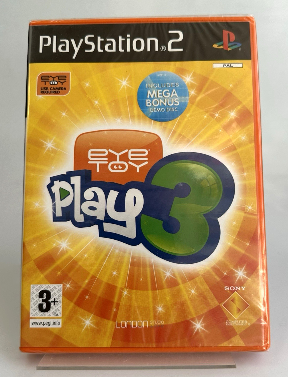 PS2 EyeToy: Play 3, New And Factory Sealed