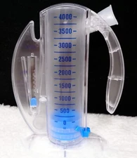 AIRLIFE Volumetric Spirometer w/One-Way Valve