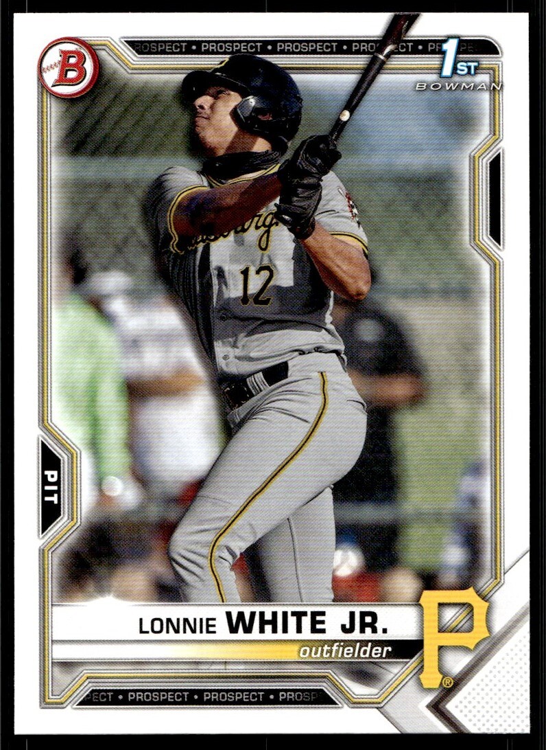 2021 Bowman Draft Lonnie White Jr. G569 Pittsburgh Pirates #BD-28