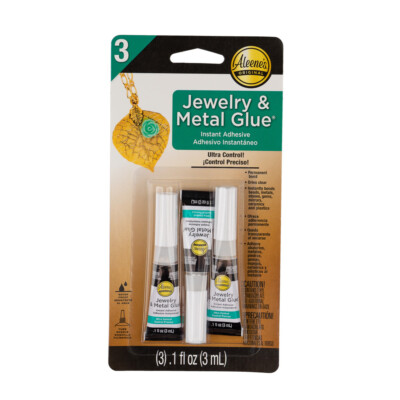 Aleene s Original Jewelry & Metal Glue | Single & 3pack | Ultra-Control |