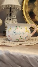 Vintage Napcoware Ceramic Baby Mug / Planter / Japan