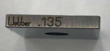 Starrett/Webber SS .135 A1 Square Steel Individual Gage Block, .135", Grade A1