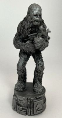Star Wars 2005 Saga Edition Chess Set Replacement Silver Chewbacca Knight