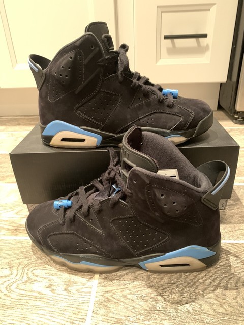 Nike Air Jordan 6 Retro VI UNC Black University Blue North Carolina Size 11 for sale online | eBay