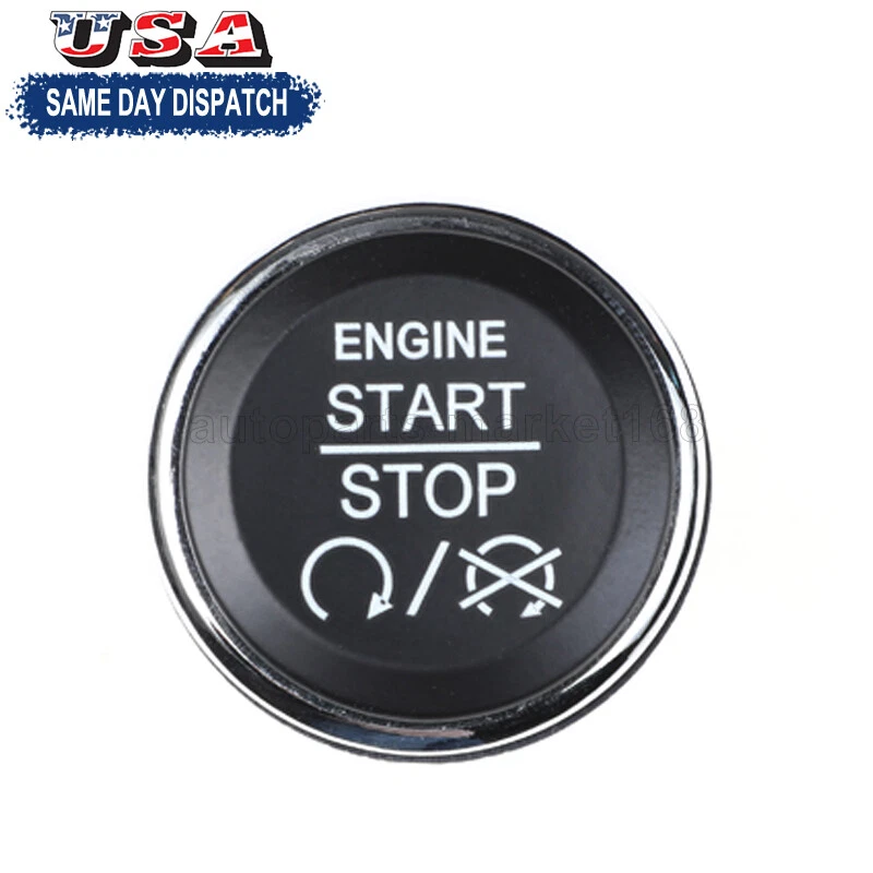 Interruptor de botón de parada de arranque del motor 33370101 1FU931X9AC para Dodge Challenger 2008-14 Foto 4 de 4