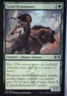 Gruul Beastmaster - Ravnica Allegiance: #129, Magic: The Gathering Nm R144