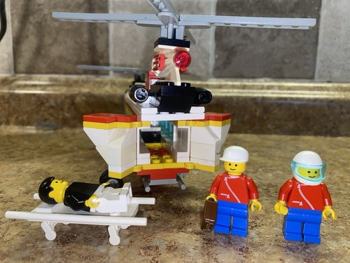 LEGO Classic Town: Rettungshubschrauber (6482) 95% vollständig. - Bild 6 von 8
