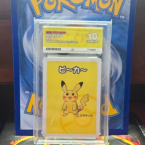Pokémon TCG Pikachu 2019 Japanese Pokemon Center Exclusive Old Maid ACE 10