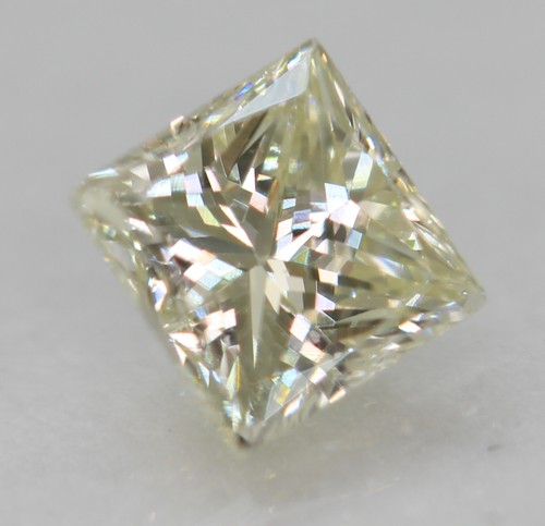 0.39 Carat K VVS2 Princess Natural Enhanced Loose Diamond 3.96X3.76mm W VIDEO - Picture 3 of 3