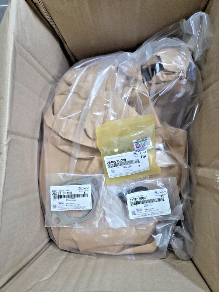 Conjunto convertidor catalítico 289C02U000 Kona Tuscon original OEM Hyundai Kia LNT DPF Foto 2 de 4